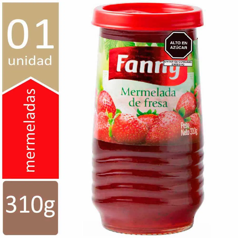 Mermelada GLORIA Fresa Vaso 310g